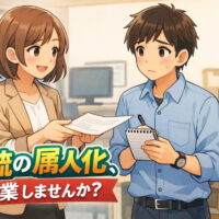 担当変更でも止まらない流通へ。新年度前に考える外注という選択